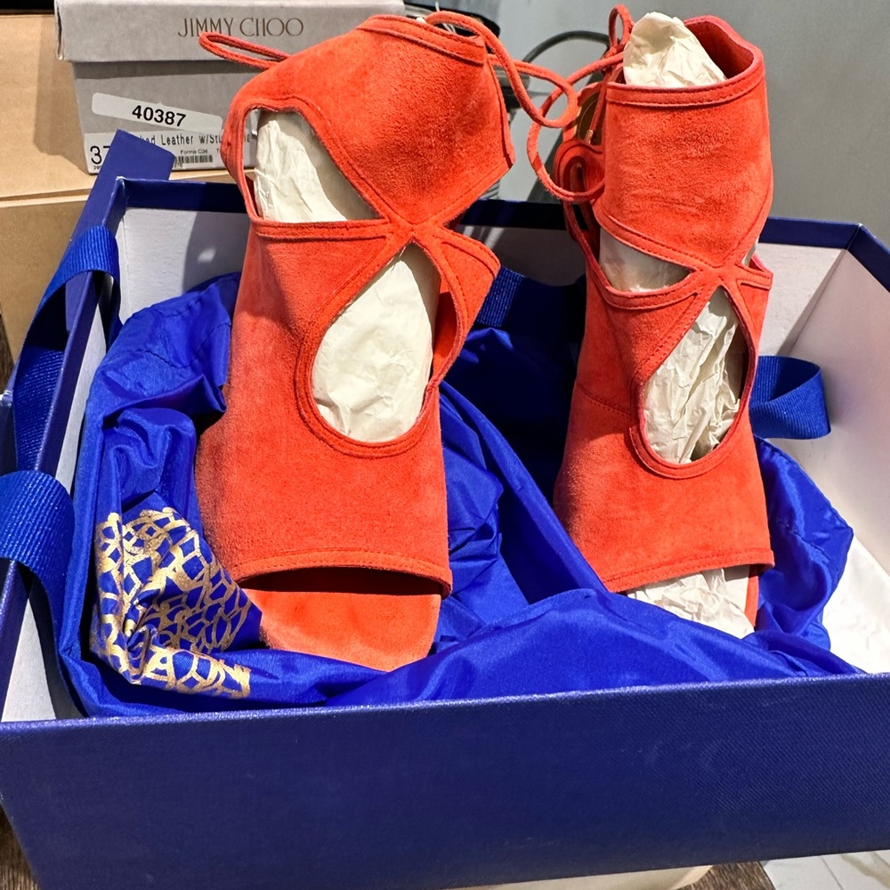 Aquazzura Sexy Thing Sandal Coral 37.5